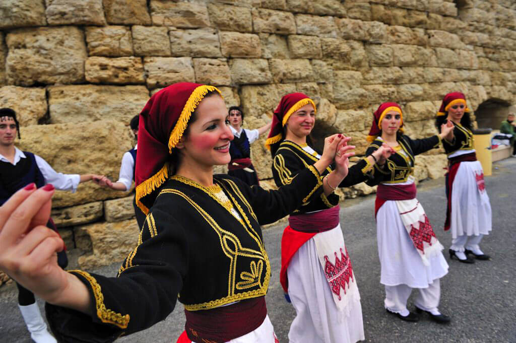 Greece stage dance performance